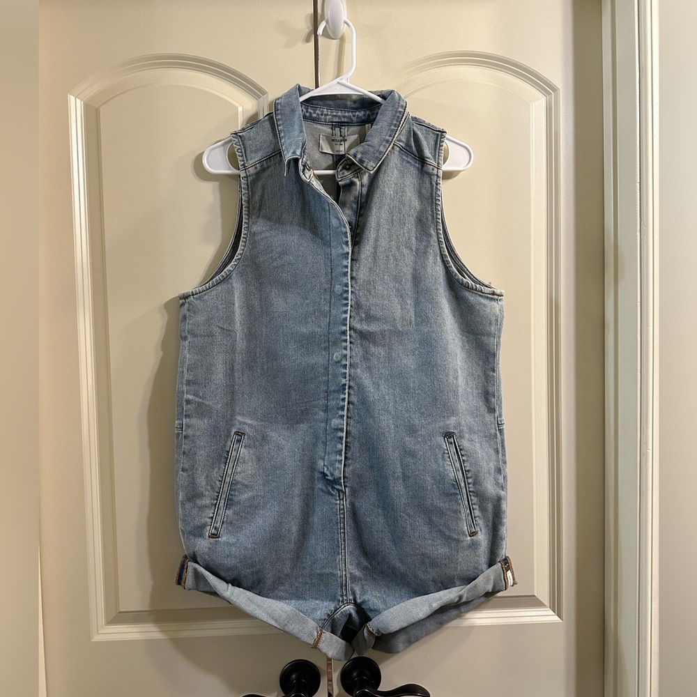 Free People x One Teaspoon Hendrixe Mini Braxton Jumpsuit Size Medium - Picture 5 of 9